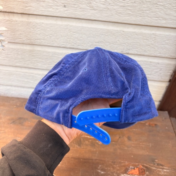 vintage Williams Mine Rescue Team trucker hat rope corduroy blue snapback - Picture 3 of 4